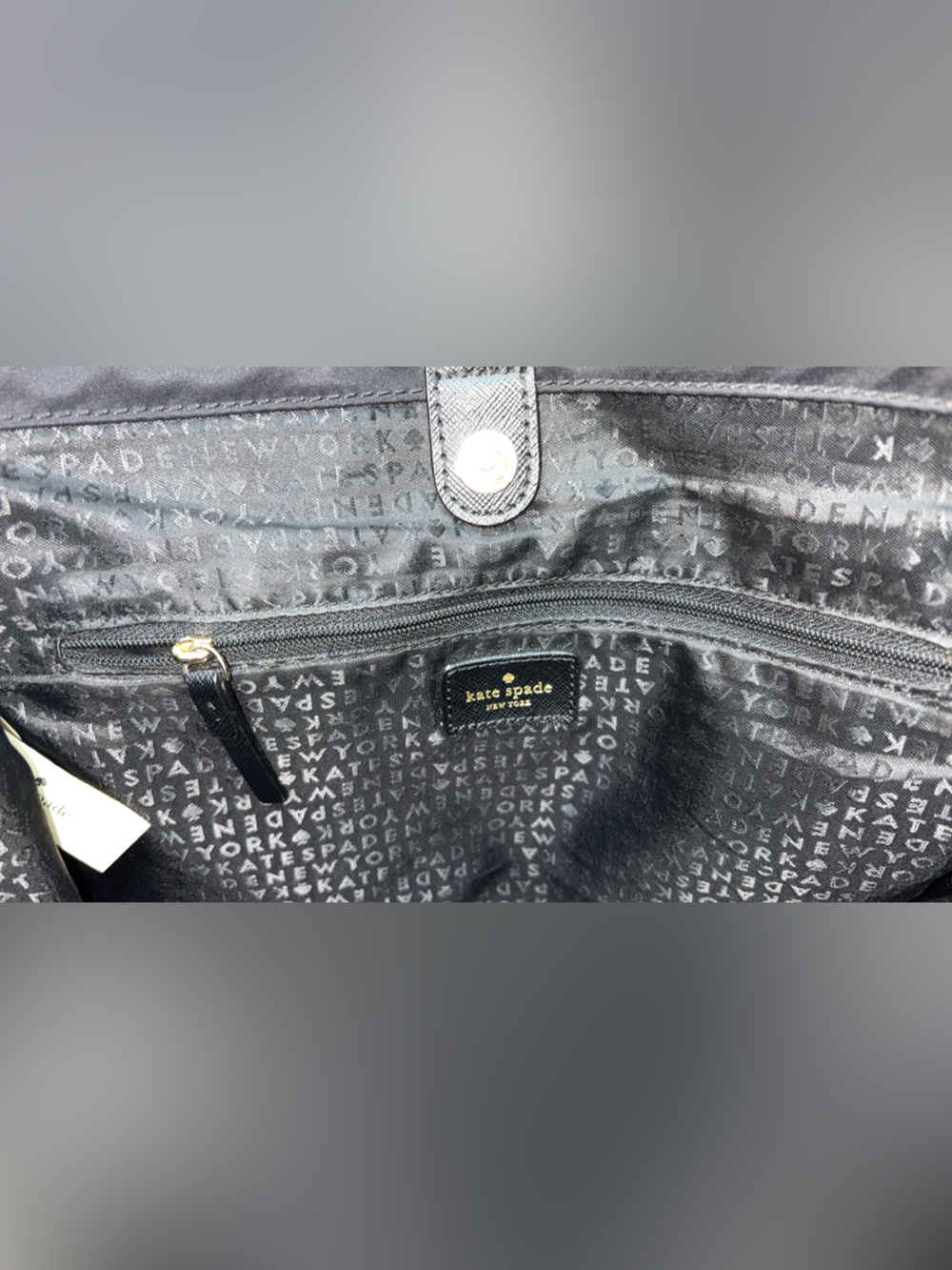 Kate Spade Blake Avenue Loden Nylon Crossbody Satchel EUC - Picture 13 of 16